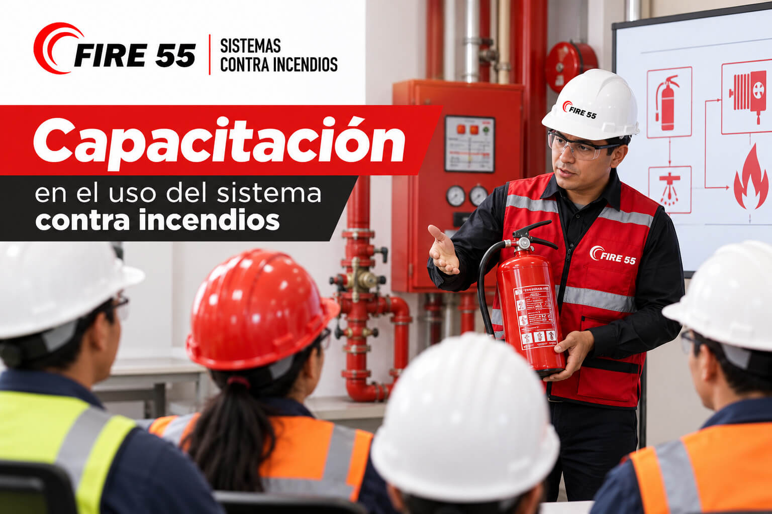 Capacitación en el uso del sistema contra incendios: qué debe saber tu personal y qué exige la norma en Perú