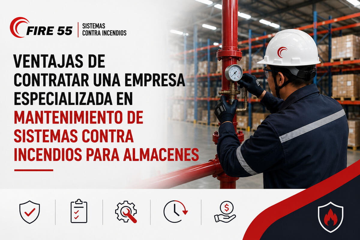 Ventajas de contratar una empresa especializada en mantenimiento de sistemas contra incendios para almacenes