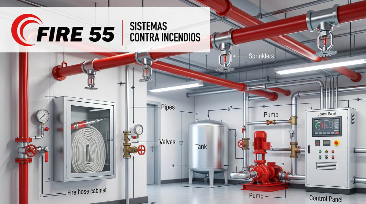 Componentes de un sistema contra incendios con agua: Guía esencial para tu seguridad
