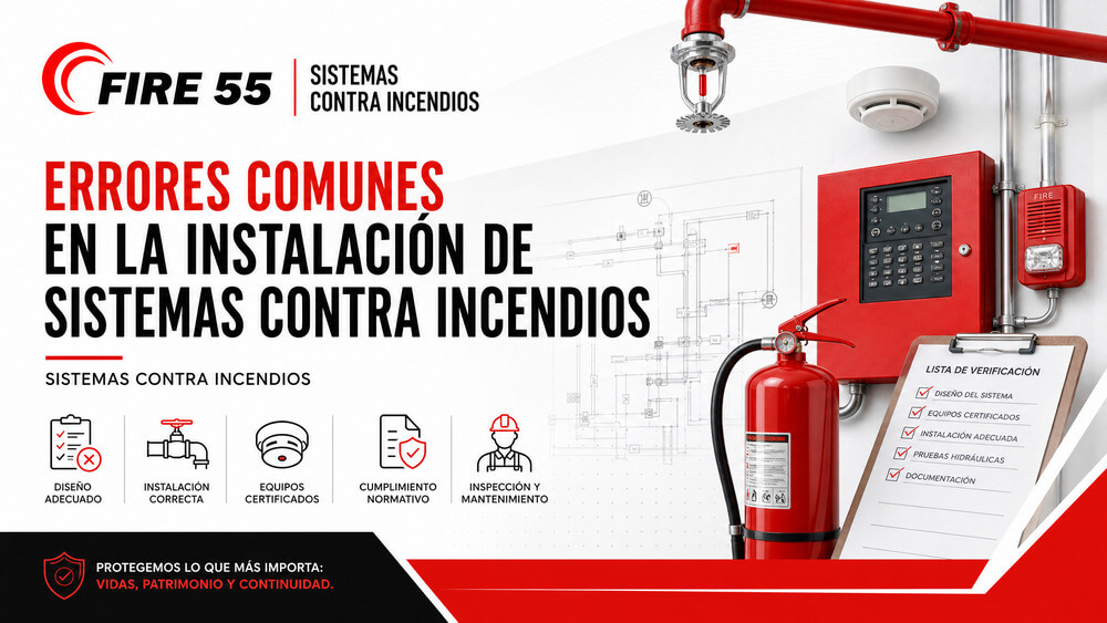 Errores comunes en la instalacion de sistemas contra incendios: lo que debes evitar