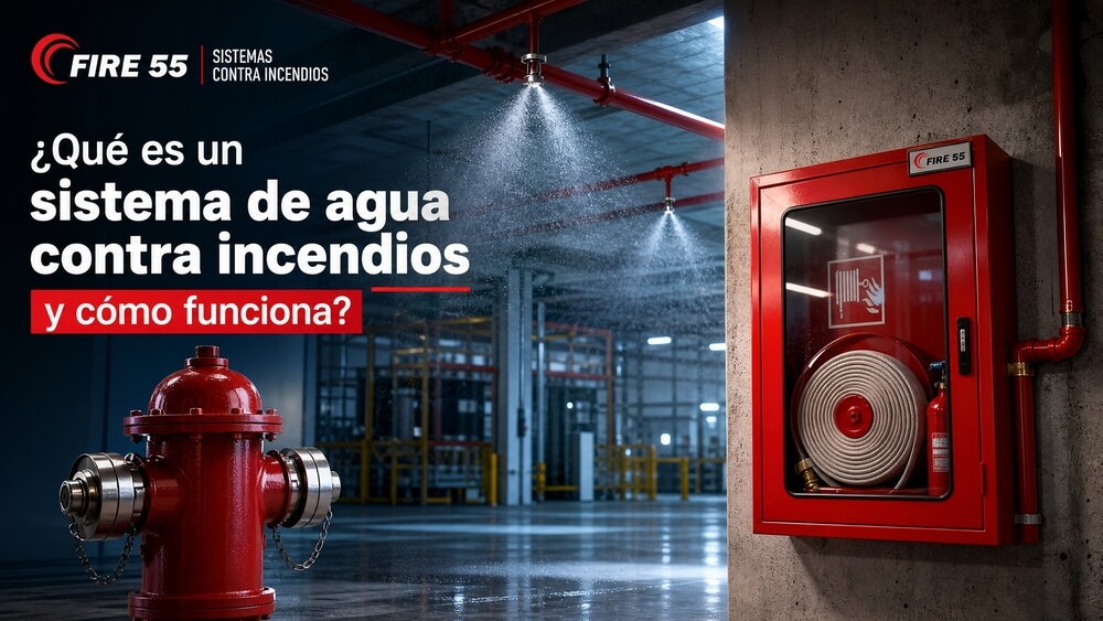¿Qué es un sistema de agua contra incendios y cómo funciona?