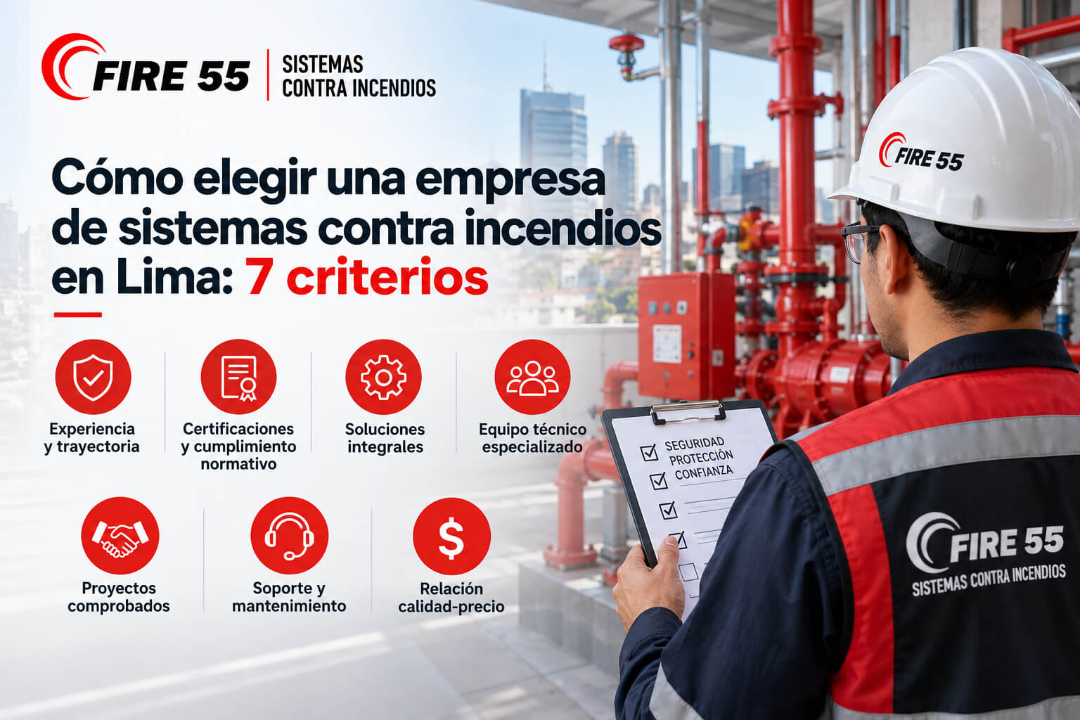 ¿Cómo elegir una empresa de sistemas contra incendios en Lima?: 7 criterios que puedes verificar